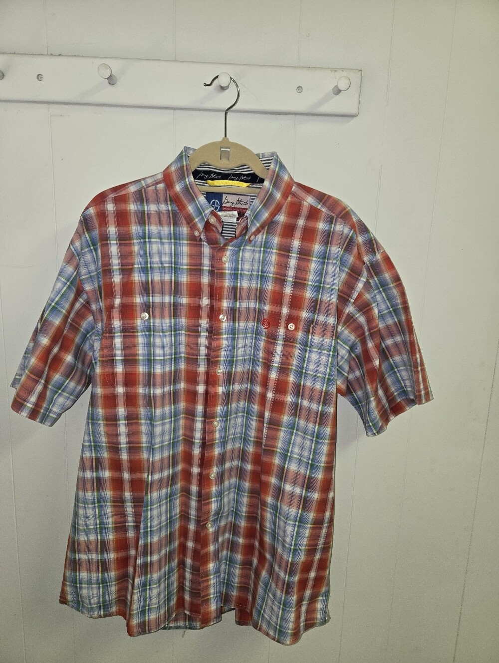 George Strait  Short-Sleeve Button-Down dress Shirt Wrangler